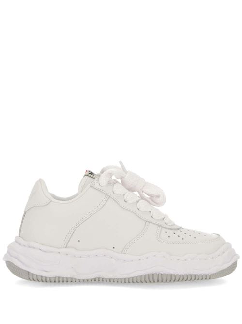 Perforated-detail low-top sneakers Mihara Yasuhiro | A07FW702WHITE